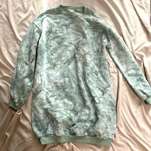 Lulus tie dye sweatshirt dress